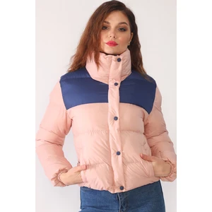 Z6649 Kadın Mont-Pembe-Parlament