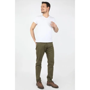 5 Cep Gabardin Pantolon Haki
