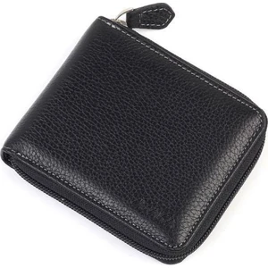 Aka Floter Siyah Büyük Boy Deri Erkek Cüzdanı 818-2