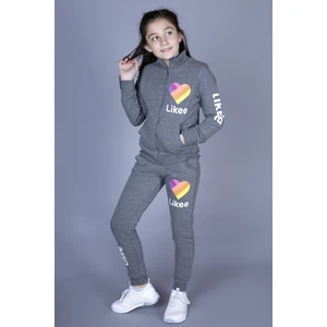 Kız Çocuk Likee Baskılı Takım