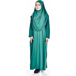 Sahra Şal Dünyasi Namaz Elbisesi Tek Parça