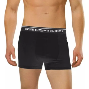 Seher Yıldızı 6 Adet Seher 060 Likralı Erkek Boxer Şort Paçalı Külot
