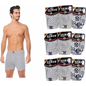 Seher Yıldızı 6 Adet Erkek Boxer Karışık Desen