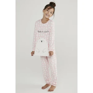 Orchıd Kız Çocuk Polar Bear Termal 2li Pijama Takımı