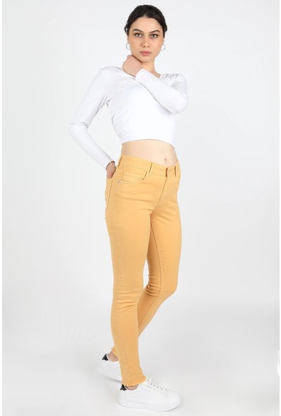 Balins Gabardin Pantolon Sarı