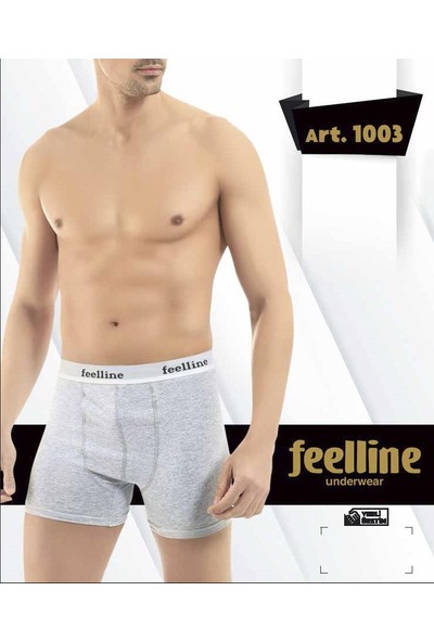 Feelline 12 Adet 1003 Erkek Likralı Boxer