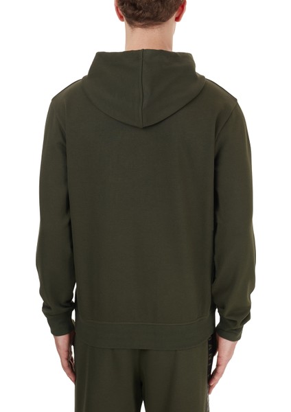 Pamuklu Baskılı Kapüşonlu Erkek Sweatshirt 6HZMFK ZJQ2Z 1851