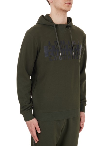 Pamuklu Baskılı Kapüşonlu Erkek Sweatshirt 6HZMFK ZJQ2Z 1851