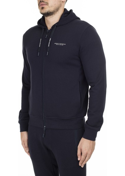 Logo Detaylı Loose Fit Kapüşonlu Erkek Sweatshirt 8NZM95 Zjkrz 1510
