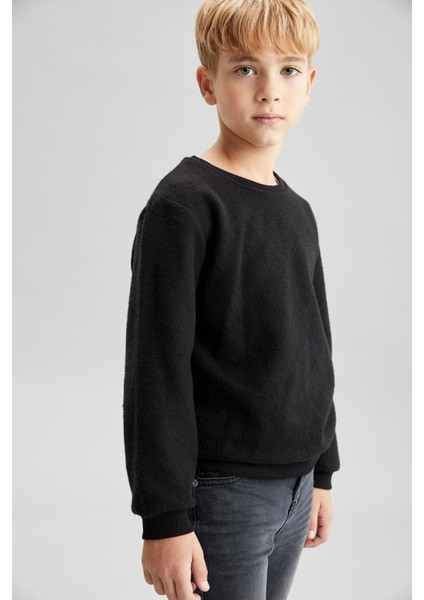 Erkek Çocuk Okula Dönüş Bisiklet Yaka Sweatshirt S0744A620AU