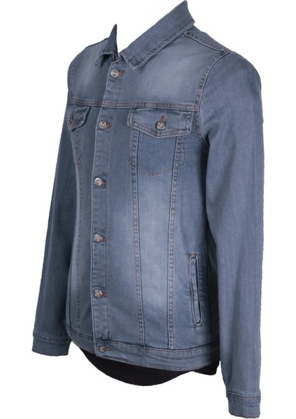 Viking's Line Erkek Denim Gri Trent Mont