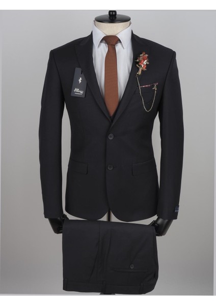 Jan Carlucci Slimfit Yelekli Drop 6 Takım