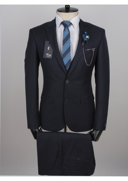 Jan Carlucci Slimfit Yelekli Drop 6 Takım