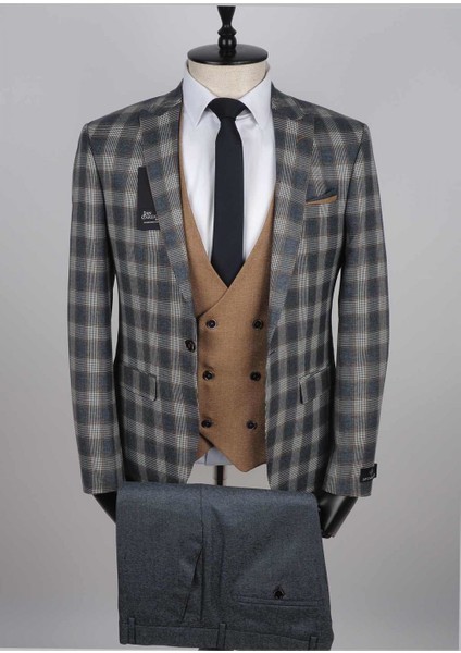 Kombinli Slimfit Drop 6 Takım Elbise