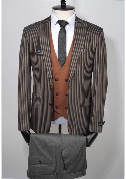 Kombinli Slimfit Drop 6 Takım Elbise