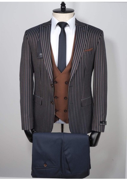Kombinli Slimfit Drop 6 Takım Elbise
