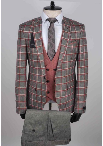 Kombinli Slimfit Drop 6 Takım Elbise