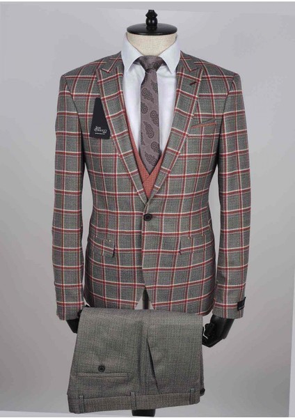 Kombinli Slimfit Drop 6 Takım Elbise