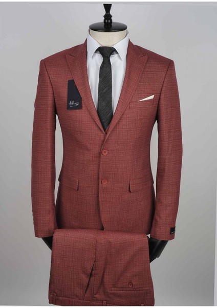 Yelekli Slimfit Drop 6 Takım Elbise