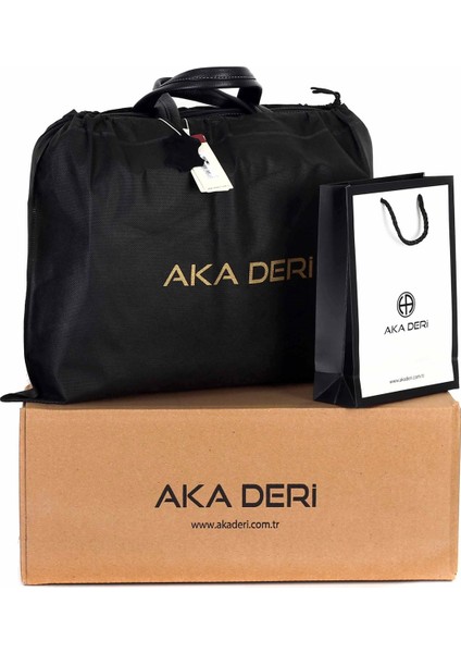Parlak Taba - Deri Evrak Çantası 290