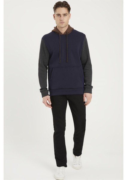 1040 Dewberry Erkek Sweatshırt-Lacivert