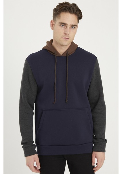 1040 Dewberry Erkek Sweatshırt-Lacivert