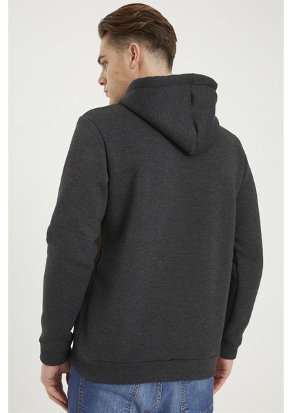 1044 Dewberry Erkek Sweatshırt-Antrasit
