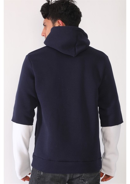 1042 Dewberry Erkek Sweatshırt-Lacivert