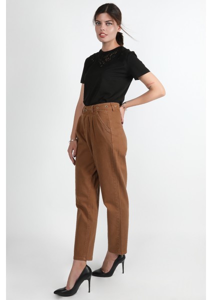 Kuşgözlü Chino Pantolon Kahverengi modelleri
