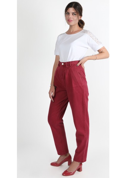Pileli Chino Pantolon Bordo fiyatları