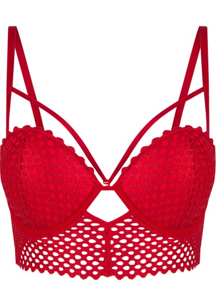 Tango Kırmızı Heart Extra Push Up Sütyen