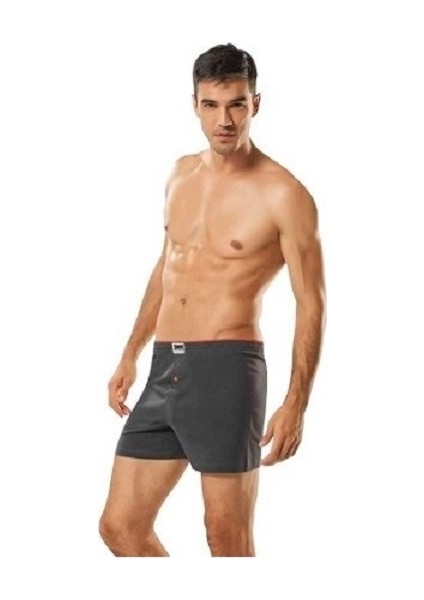 Bicci %100 Pamuk Gri Erkek Boxer