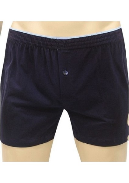 Bicci %100 Pamuk Lacivert Erkek Boxer