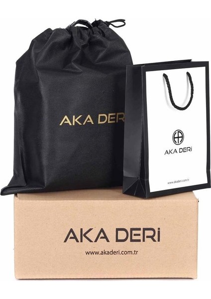 Aka 331-2 Floter Siyah Deri Portföy El Çantası
