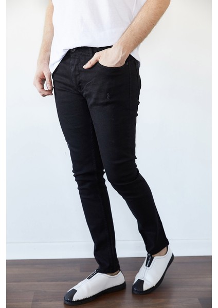 Siyah Slim Fit Jean Pantolon 1KXE5-44256-02 fiyatları