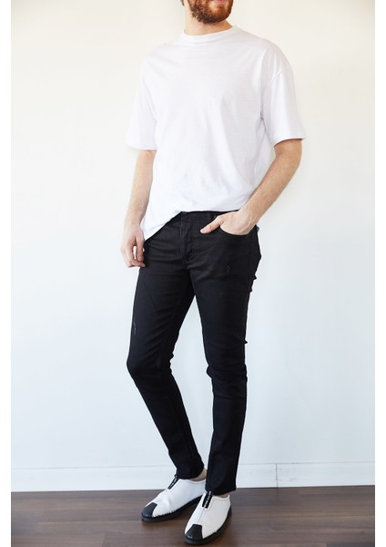 Siyah Slim Fit Jean Pantolon 1KXE5-44256-02 fırsatları