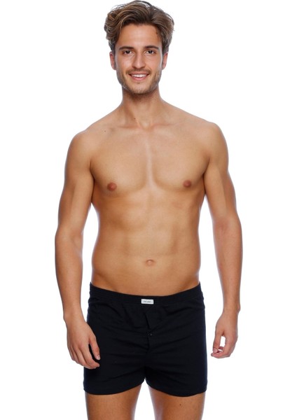 Erkek Siyah 2'li Boxer ES011523