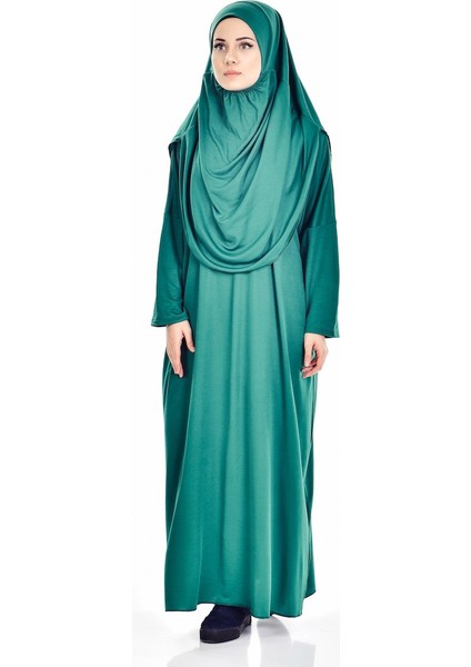 Sahra Şal Dünyasi Namaz Elbisesi Tek Parça