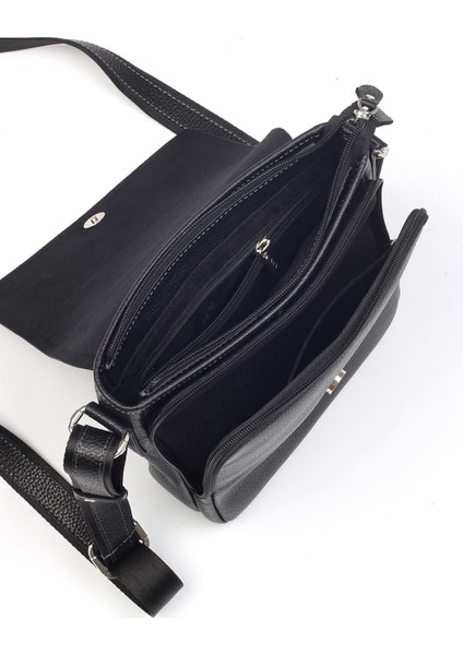 Akaderi Floter Siyah - Omuzdan Askılı Deri Çanta 303 fırsatları