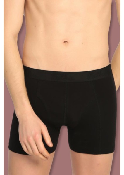 Erkek Elastan Likralı Boxer 6'lı Paket 114
