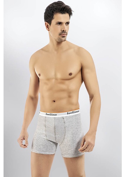 12 Adet 1003 Erkek Likralı Boxer