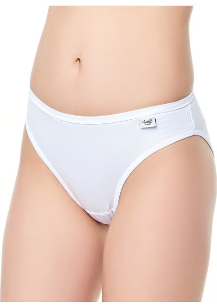 12 Adet Bayan Elastan Düz Bikini Külot