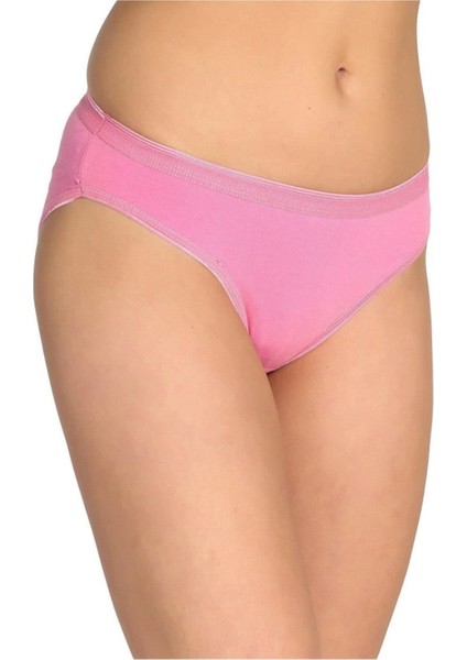 12 Adet Bayan Elastan Düz Bikini Külot