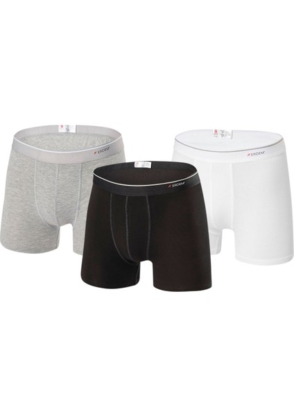 3'Lü Erdem 1491 Erkek Lycrali Boxer fırsatları