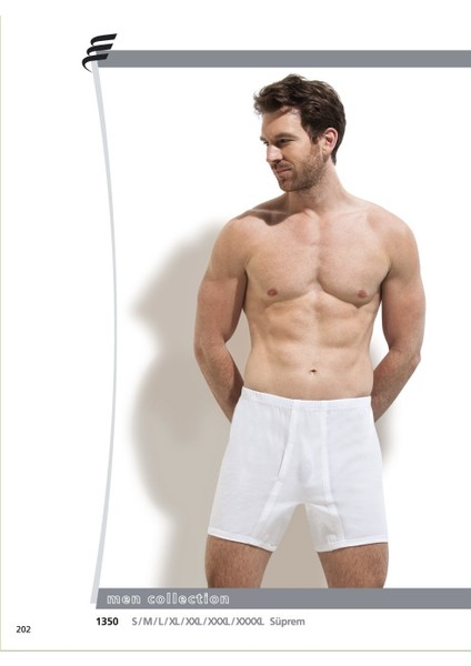 6 Adet 1350 %100 Pamuk Erkek Boxer