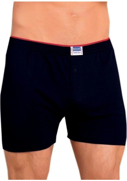 1099 Düğmeli Erkek Boxer Penye 3'Lü