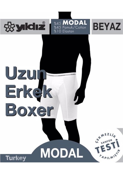 Yildiz 160-161-162 Erkek Modal Uzun Paça Boxer modelleri