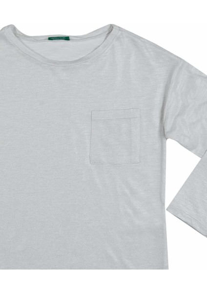 Kız Çocuk Lamine Baskılı Boxy Tshirt fiyatları
