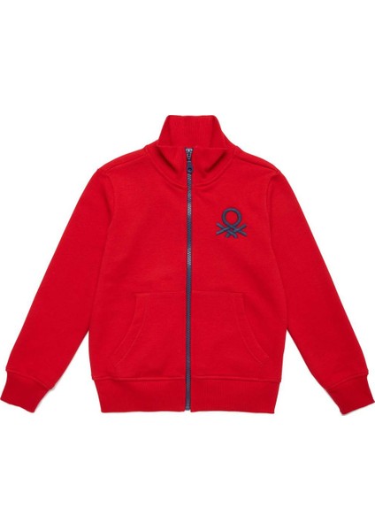 Erkek Çocuk Benetton Logo Sweatshirt
