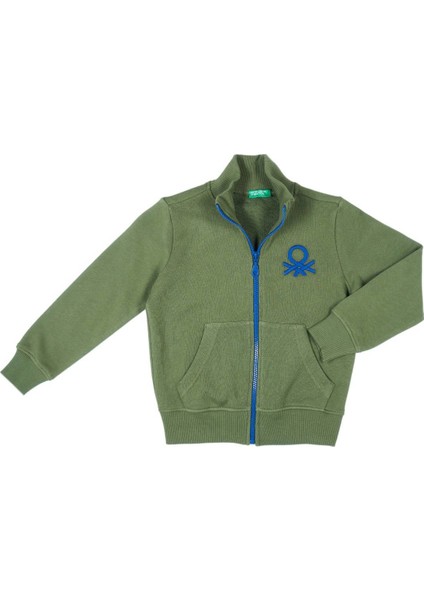 Erkek Çocuk Benetton Logo Sweatshirt